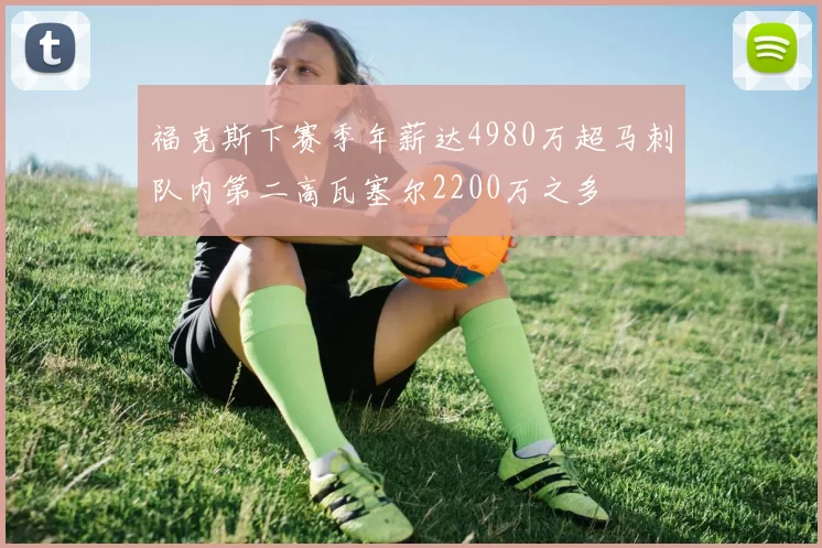 福克斯下赛季年薪达4980万超马刺队内第二高瓦塞尔2200万之多